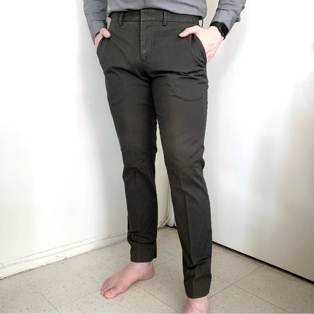Express Dark Gray Photographer Slim Fit Pant Wedding Business Casual Work W30L32